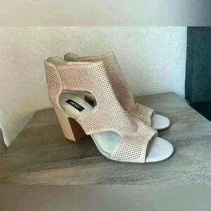 DKNY Women’s Upper Soft Leather‎ With Thick Heels Wedge Shoes Size 10